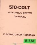 ExCell-Excell 510 Colt, VMC fanuc OM Electrical PC MT Programable Controller Manual 1989-510-01